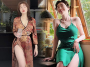 Thời trang - Elly Trần tái xuất MXH, đăng loạt ảnh ăn mặc phong phanh trong bếp, đẹp mặn mà được gọi vợ yêu