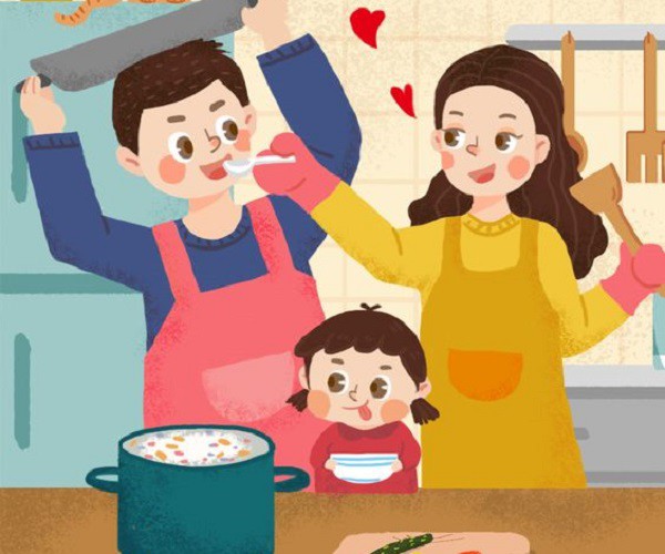 Mẹ biết cách kết nối tốt mối quan hệ giữa các thành viên trong gia đình.