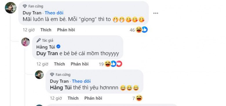 Tuy công nhận Hằng Túi mãi luôn là em bé trong mắt anh, nhưng Duy Trần vẫn chê vợ giọng to.