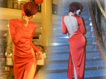 Việt Nam có một chân dài ăn mặc hớ hênh bị ví như Can Lộ Lộ, so ảnh hiện tại và quá khứ thay đổi 180 độ