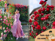 Nhà đẹp - Mẹ Việt chi 60 triệu cải tạo vườn ở Nhật: Rau thơm đủ loại, hoa hồng đua nhau khoe sắc rực rỡ