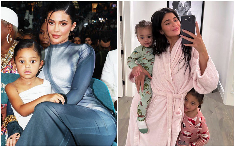 Cũng giống như chị gái hoàn mỹ của mình, Kylie Jenner sở hữu vóc dáng vạn người mê cùng thần thái hiếm ai có được. Cô hiện là bà mẹ có 2 con. 
