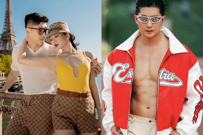 Lệ Quyên dỗi khi Lâm Bảo Châu cởi áo khoe múi.