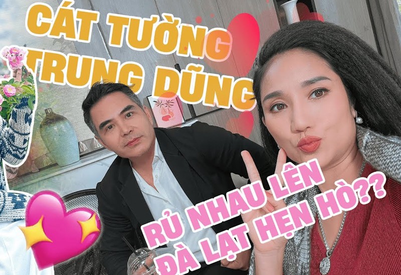 Ngoài đời, Trung Dũng và Cát Tường là đồng nghiệp lâu năm, cực kỳ thân thiết. “Bà mối quốc dân” tiết lộ cả hai “suýt” trở thành người yêu vì được mai mối, nhưng quyết định làm bạn. Không chỉ cùng quê, Cát Tường và Trung Dũng còn học chung tại trường Sân khấu Điện ảnh.
