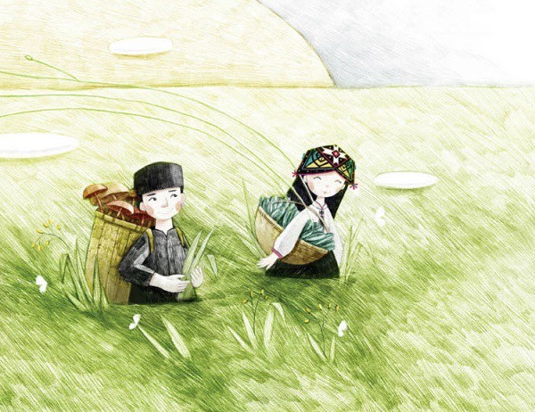 Truyện cổ tích: Sự tích hoa ban trắng - 2