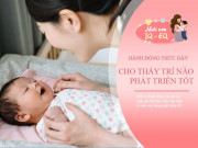 Nuôi con IQ EQ - Trẻ sơ sinh làm ngay 3 hành động này sau khi ngủ dậy thì xin chúc mừng, con rất thông minh