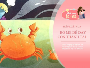 Hiểu rõ Quy luật con cua, bố mẹ sẽ dễ dàng dạy con nên người tài giỏi