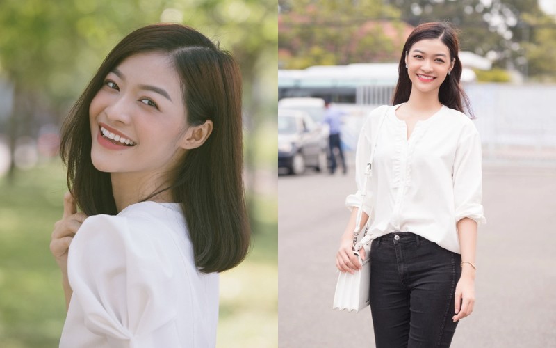 Vẻ đẹp tự nhiên của Kiều Loan khi còn là thí sinh tham dự Miss World Vietnam 2019, dù có vẻ ngoài sáng cùng vóc dáng nổi bật nhưng thời điểm đó, Kiều Loan lại vấp phải nhiều phản ứng tiêu cực về nhan sắc.
