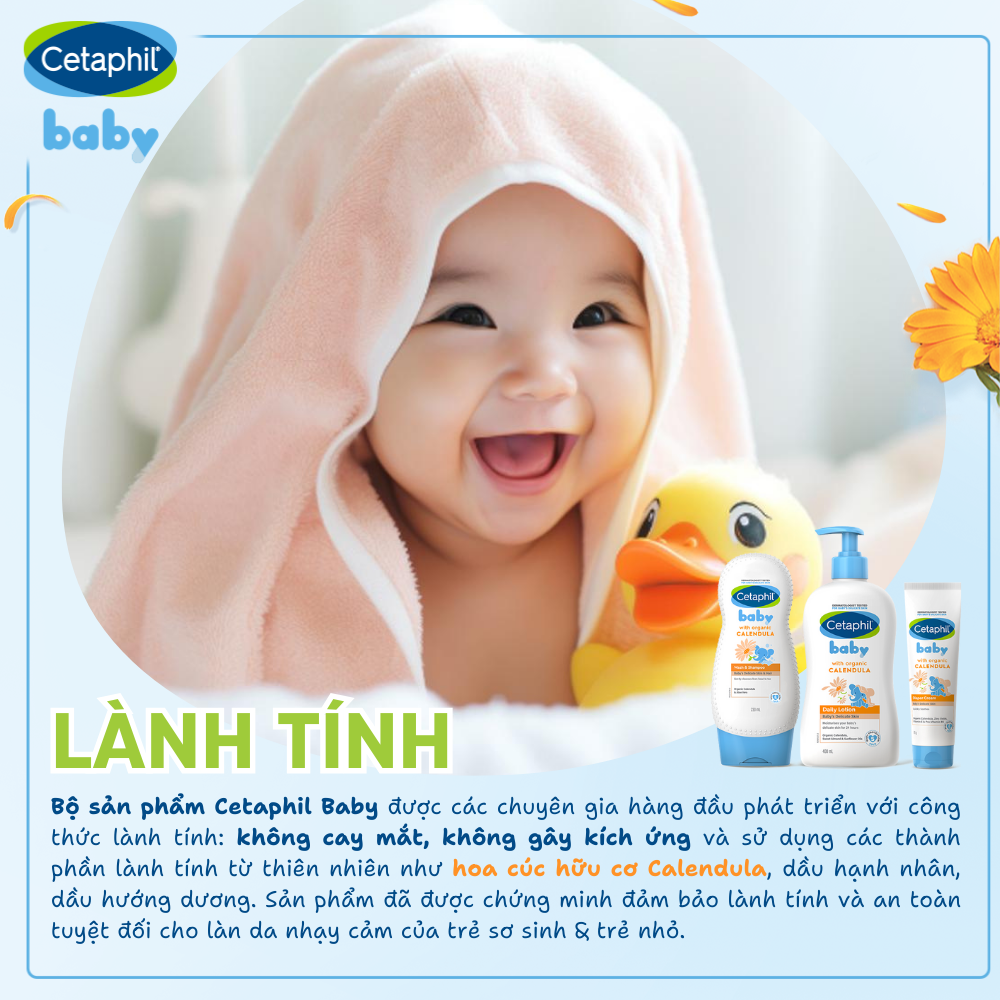 Cetaphil Baby - 5 điều dịu lành ấp ôm da bé mỗi ngày - 5