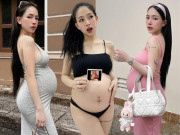 Bà bầu - Ái nữ nhà Minh nhựa khoe vóc dáng cuối thai kỳ, để lộ khuyết điểm trên cơ thể