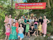 Yêu con - Sinh 6 "công chúa", ông bà ngoại ở Hoà Bình in băng rôn, tiêm bổ não đón 12 cháu về quê nghỉ hè