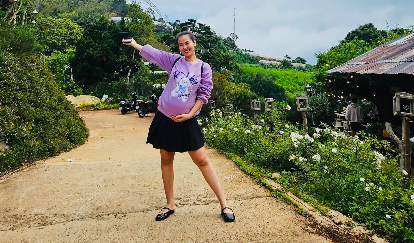 Nữ ca sĩ dành nhiều thời gian để tận hưởng khi mang bầu lần 2.