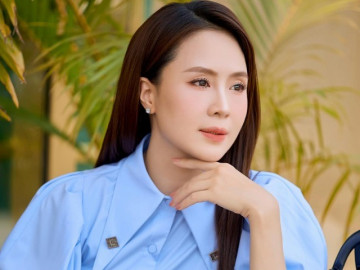 Hết mất tích trên MXH, Hồng Diễm tái xuất với giao diện khác lạ, được dàn mỹ nam VTV khen tới tấp