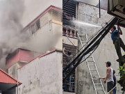 Tin tức - Cháy nhà ở Hà Nội lúc giữa trưa, cả xóm lao vào dập lửa