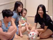 Yêu con - Con gái Mạnh Trường "đập heo" tổ chức sinh nhật cho mẹ nhưng dân tình lại trầm trồ với đôi chân dài