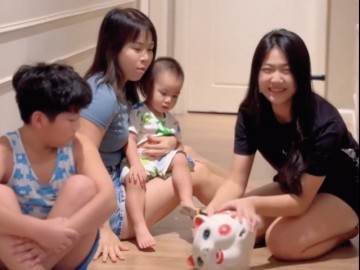 Con gái Mạnh Trường "đập heo" tổ chức sinh nhật cho mẹ nhưng dân tình lại trầm trồ với đôi chân dài