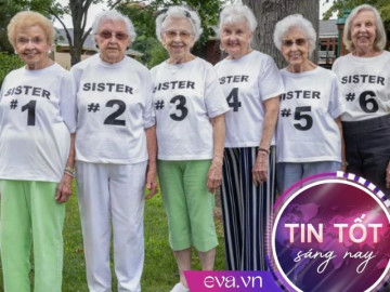 6 chị em ruột lập kỷ lục thế giới 571 tuổi