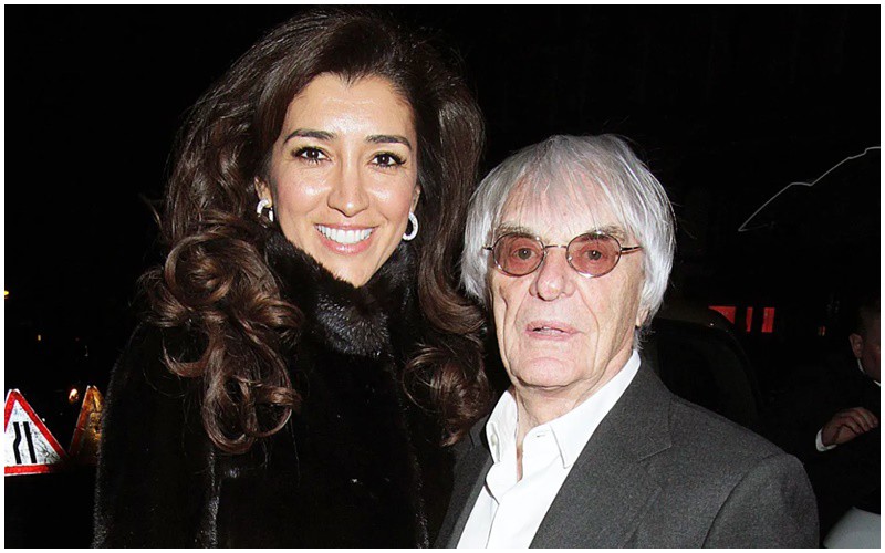 Ông trùm F1 và người đẹp Fabiana Flosi quen nhau năm 2009 sau đó cả hai kết hôn dù chênh nhau tới 55 tuổi. 
