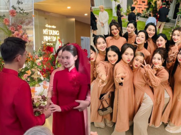 Đám hỏi Midu và chồng thiếu gia: Cô dâu chú rể đẹp như xé truyện bước ra, dàn bê tráp toàn sao Việt đình đám