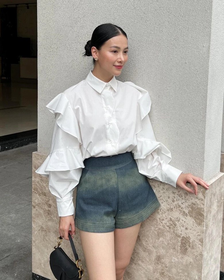 10 công thức phối quần short của mỹ nhân Việt: Đơn giản vẫn thời thượng, tôn chân dài dáng thon - 4