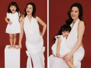 Bà bầu - Đông Nhi khoe ảnh chụp cùng con gái, nhan sắc mẹ bầu 7 tháng đẹp khó tin