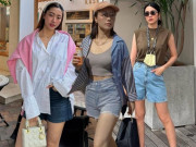 Thời trang - 10 công thức phối quần short của mỹ nhân Việt: Đơn giản vẫn thời thượng, tôn chân dài dáng thon