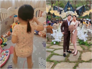 Giải trí - Con gái thứ 3 của MC Anh Tuấn nhìn từ đằng sau "già chát", mẹ đẹp như hoa hậu không bế nổi 5 phút/ngày