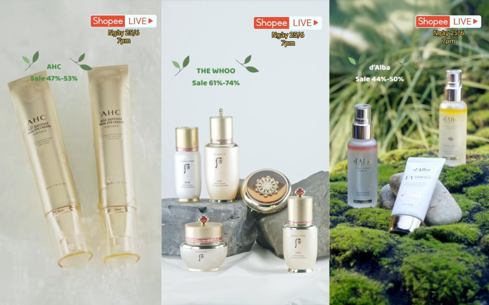 Team chăm làm đẹp chắc chắn sẽ không thất vọng với dàn deal mỹ phẩm, skincare cực chất sẽ xuất hiện xuyên suốt 6 giờ đồng hồ tại phiên live “mở ra diệu kỳ”
