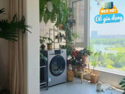 Nhà đẹp - Tại sao không nên đặt máy giặt ngoài ban công? Đây là 4 lý do