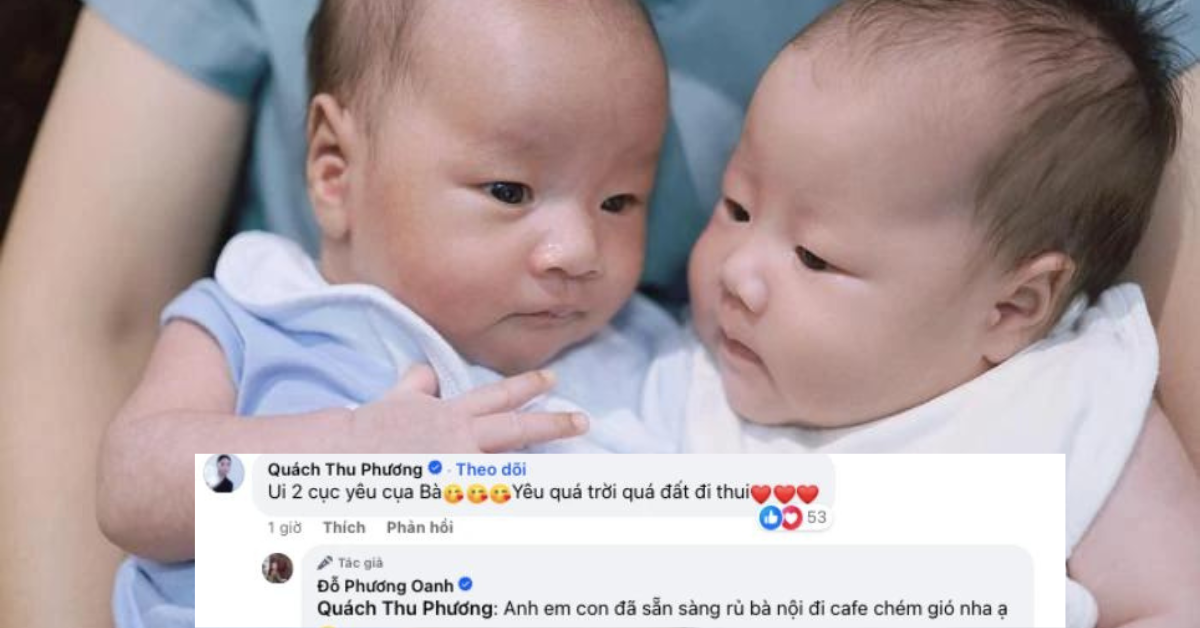 Bình luận của Phương Oanh và Quách Thu Phương.