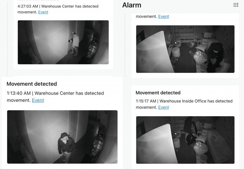 Hình ảnh trích xuất camera quay rõ 3 tên trộm.