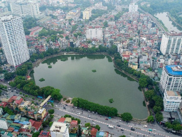 Hà Nội: Toàn cảnh hồ Ngọc Khánh sẽ trở thành tuyến phố đi bộ mới