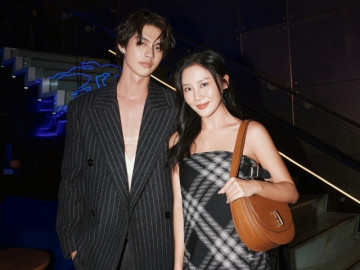 Văn Mai Hương vai trần quyến rũ, thân mật với nam thần Thái Lan đình đám Bright Vachirawit