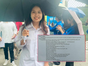 Tin tức - Nhiều thí sinh hớn hở vì trúng tủ đề Văn: "Em nghĩ phải tầm 9 điểm trở lên"