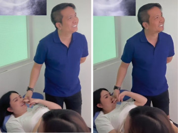 Phú bà Đoàn Di Băng đi khám thai, được bác sĩ khen em bé mũi cao, chân dài