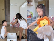 Sao Việt 24h: Lisa nhà Hồ Ngọc Hà rủ em trai tặng đồ chơi cho các bạn khó khăn, Leon nói Không rất dứt khoát