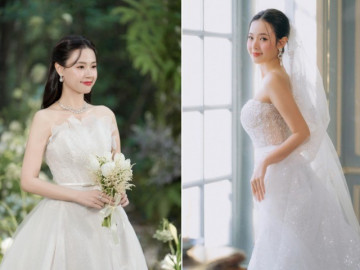 Váy cưới Midu mặc trong hôn lễ chính thức được dự đoán sẽ có đặc điểm này