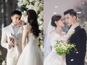 Giải trí - Thiếu gia Minh Đạt khóc liên tục từ lúc cầu hôn cho đến đám cưới, Midu phải dỗ dành chồng kém tuổi