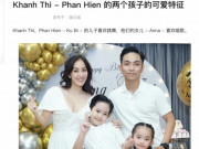 Yêu con - Kubi - Anna nhà Khánh Thi Phan Hiển được báo Trung Quốc khen diện mạo xinh đẹp, tài năng