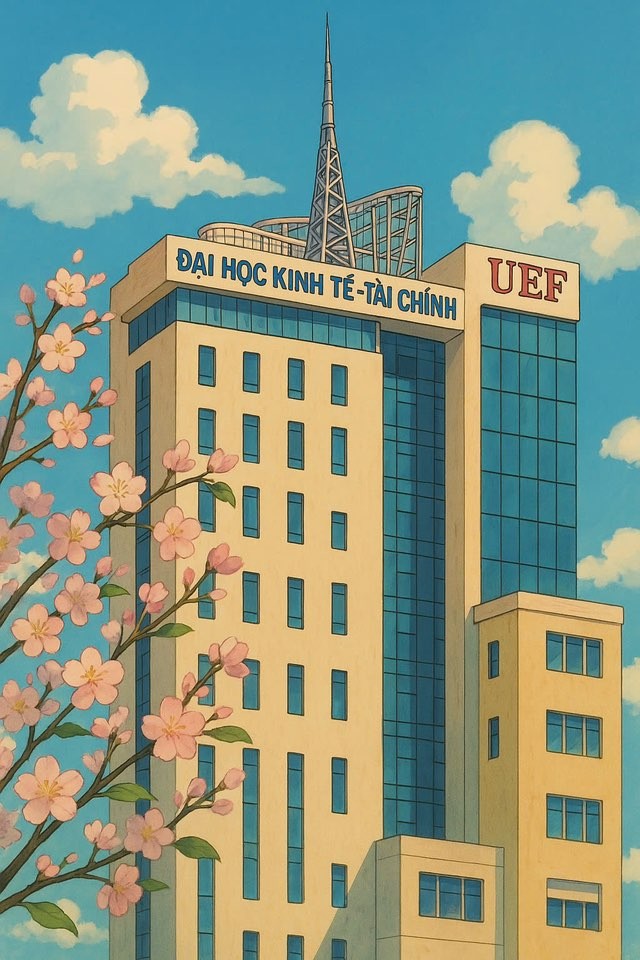 Trường Đại học Kinh tế - Tài chính cũng không thoát khỏi lỗi sai chính tả.