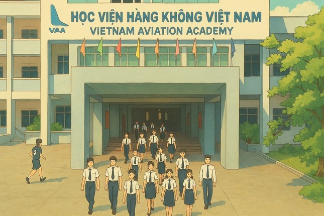 Một số trường Đại học qua nét vẽ của AI.