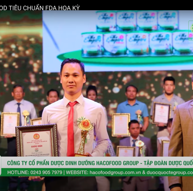 Doanh nghiệp quảng cáo từng đạt giải thưởng Vì sức khoẻ người Việt năm 2024