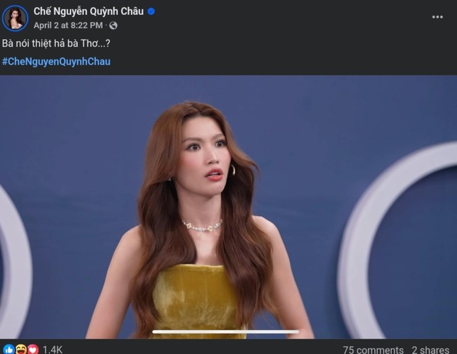 Ánh mắt này, biểu cảm này của Chế Nguyễn Quỳnh Châu chính là thông điệp mà Bà nói thiệt hả bà Thơ muốn diễn đạt!