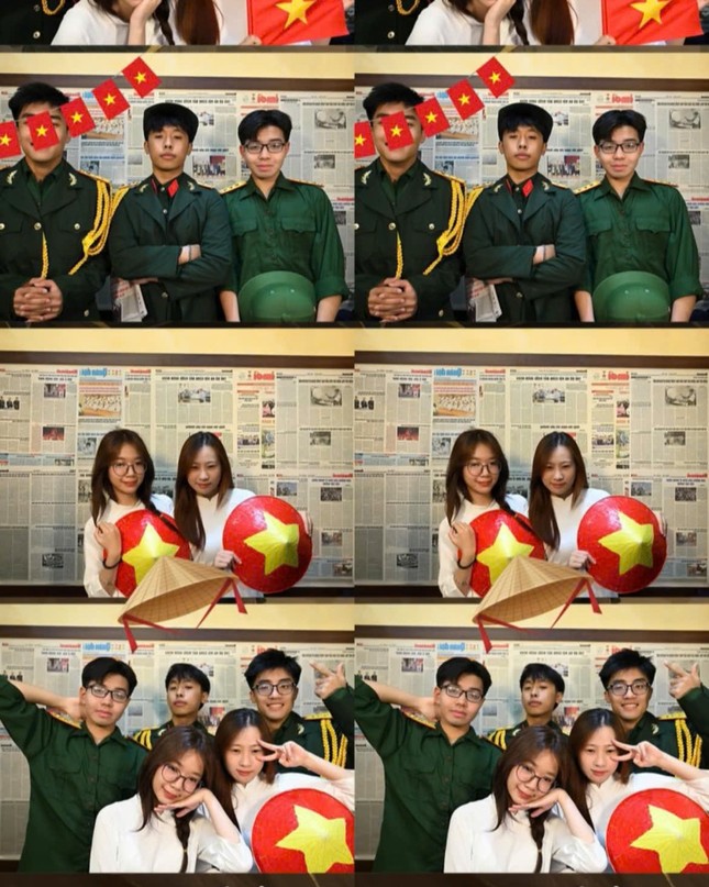 Photobooth có khung hình ý nghĩa dịp Đại lễ 30/4: Phụ kiện đầy đủ, chỉ cần bấm máy - 8