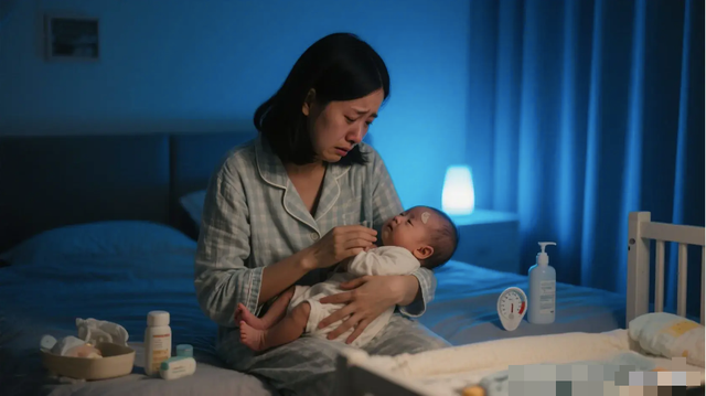 Việc bế con ngay khi bé khóc thực chất là đang tước đi khả năng tự xoa dịu của bé. Ảnh minh hoạ