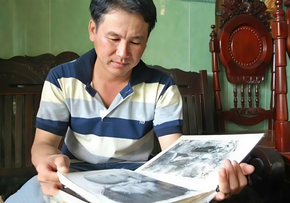 Nguyễn Văn Thuận - người đóng con trai của Ba Đô và Sáu Xoa. 