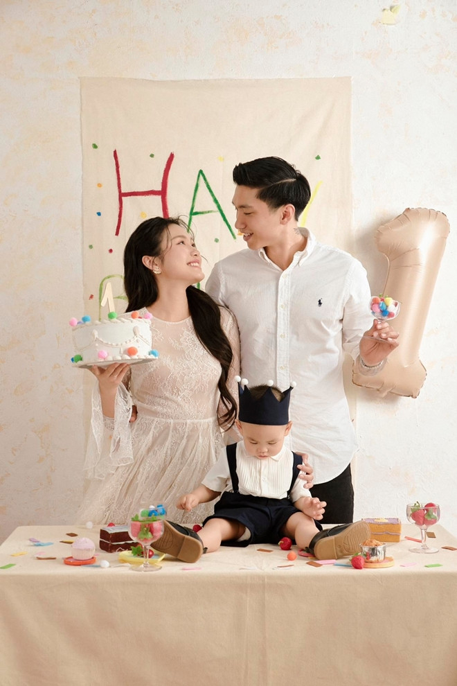 Doãn Hải My và Đoàn Văn Hậu mở tiệc mừng sinh nhật con trai, có NSƯT Quang Thắng góp mặt - 5