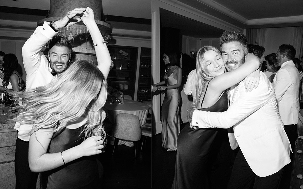 Becks ôm ấp, khiêu vũ với con gái - 2