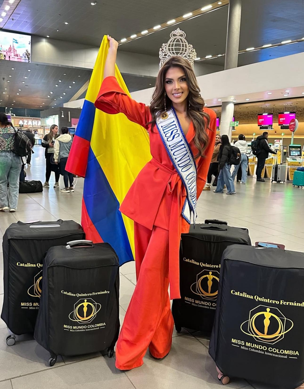 Catalina Quintero, 23 tuổi, là thí sinh của Colombia tại cuộc thi năm nay. Cô tốt nghiệp ngành kinh doanh quốc tế, hiện là người mẫu tự do. Ảnh: Instagram Quintero