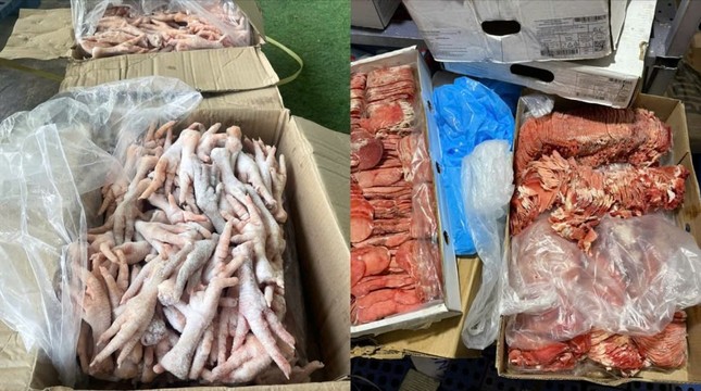 Nhiều thực phẩm đông lạnh được bán phổ biến xuất hiện trong lô hàng của công ty này.